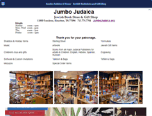 Tablet Screenshot of jumbojudaica.org